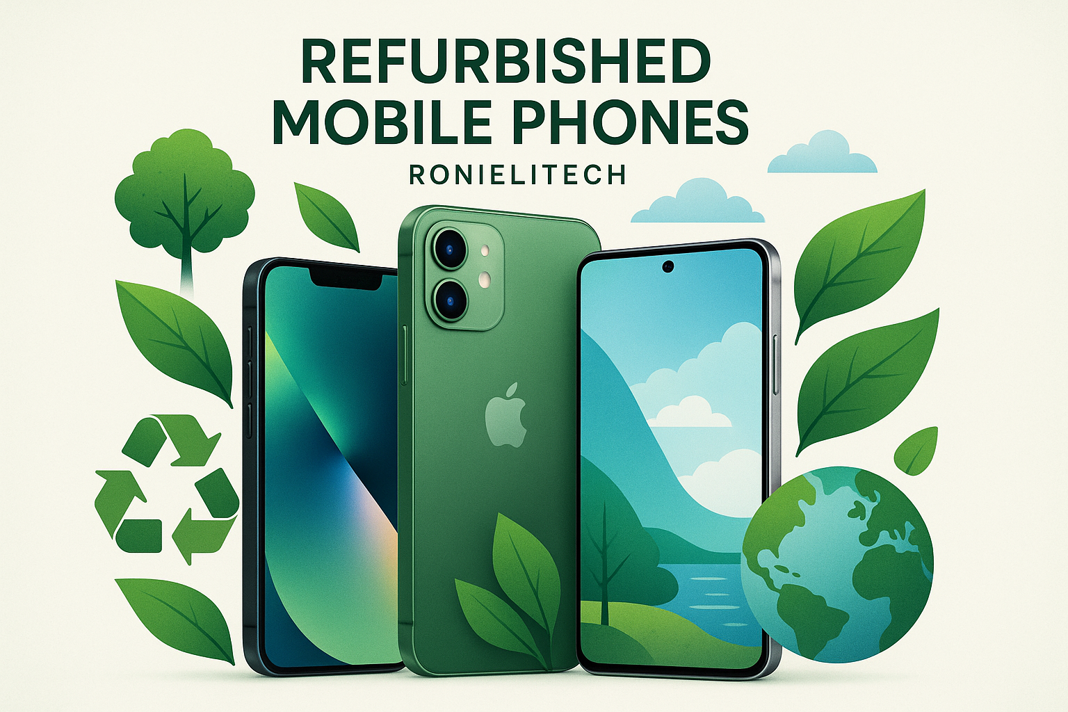 ayuda al medio ambiente con la venta de moviles reacondicionados